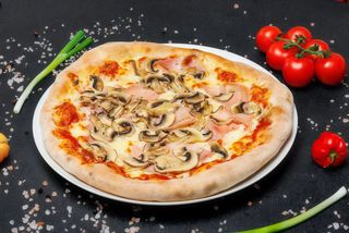 Pizza prosciutto cotto e funghi Ø 32cm