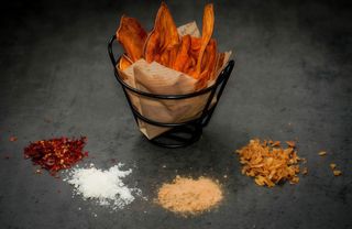 Chipsuri de  cartofi dulci