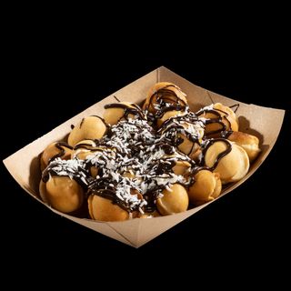 Mini Gogoși - Nuttela și Fulgi de Cocos