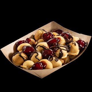 Mini Gogoși - Gem la alegere dintre (Vișine, Zmeură sau Căpșuni) și Ciocolată