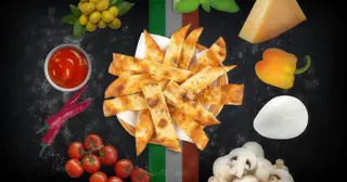 Focaccia cu susan si parmezan