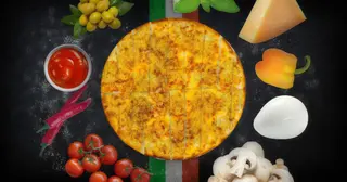 Focaccia cu mozzarella, chimen si parmezan