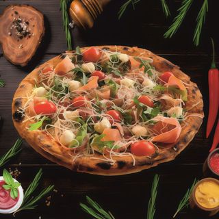 Pizza Prosciutto Crudo﻿ Ø30cm