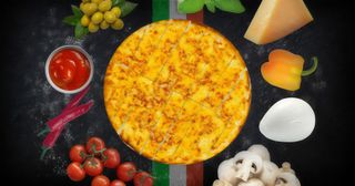 Focaccia cu mozzarella, susan si parmezan