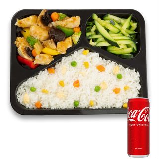 Combo trio + Coca-Cola