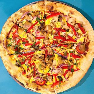 Pizza cu HRIBI(post si frupt) - 650 gr