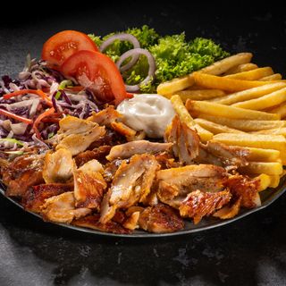 DAbo de pui la farfurie mare