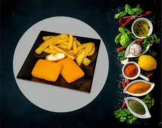 COMBO -  cascaval pane & chips