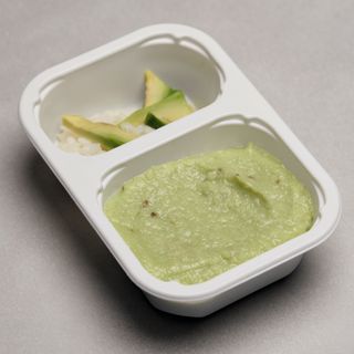 Piure de orez cu cremă de avocado