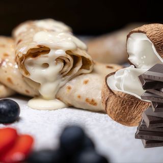 Clatite Crema Cocos si Ciocolata Neagra