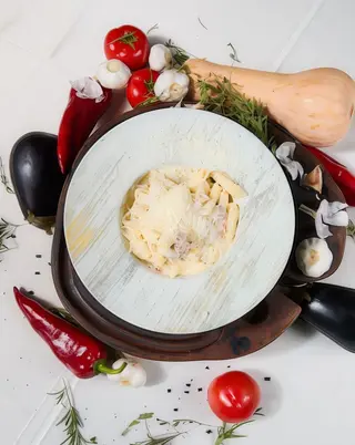 Penne carbonara