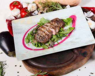 Ceafa de mangalita la gratar