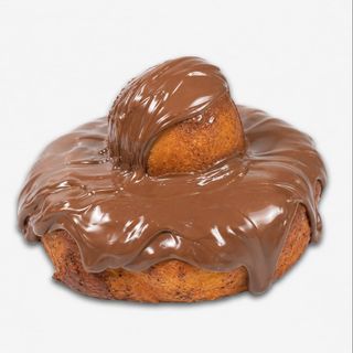 Papanași cu topping Nutella