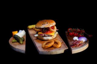 Smash ONION RINGS + Cartofi Prajiti