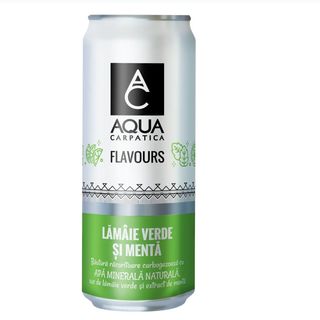 50% REDUCERE: Aqua Carpatica Lime % Menta