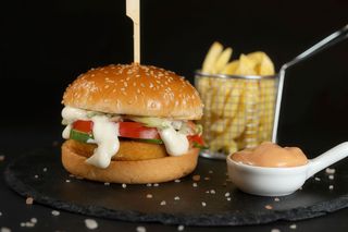 Meniu burger vegetal