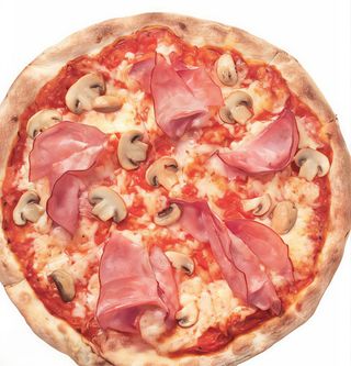 Pizza prosciutto cotto e funghi Ø32cm