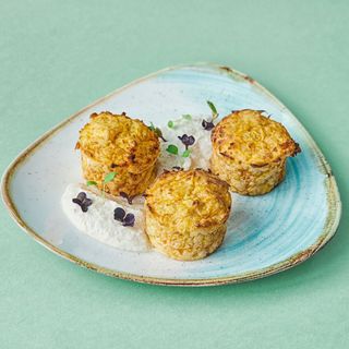 Boulette de dovleac cu sos de hrean