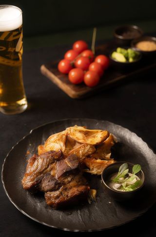 Steak  din ceafă de porc