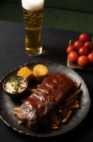 Costițe de porc cu sos bbq