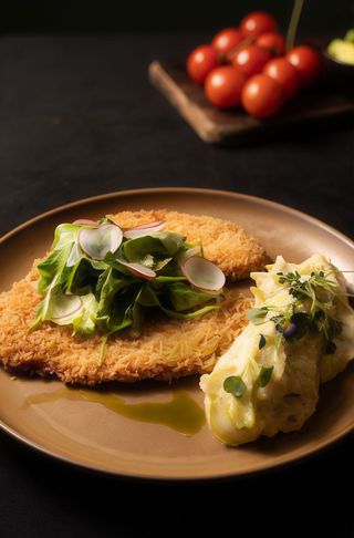 Pui crocant cu parmezan