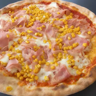 Pizza sunca-porumb