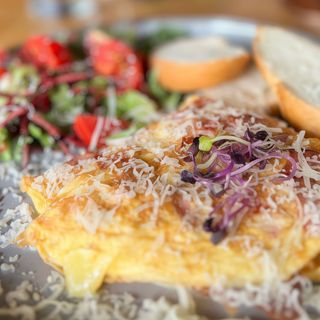 French vegetable omlette