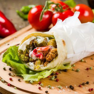 Falafel in lipie