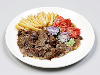 Kebab Farfurie Vită & Curcan