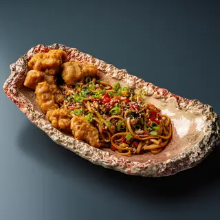 Chicken noodles
