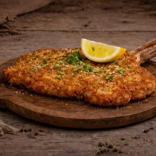 Meniu snitel cotlet de porc fragezit