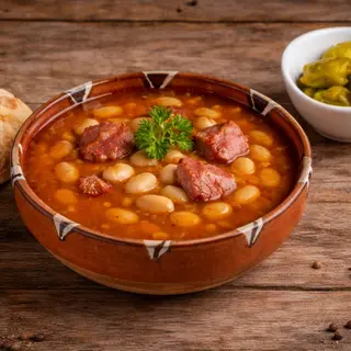 Ciorbă de fasole cu afumătură