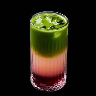 Lychee Coconut Iced Matcha