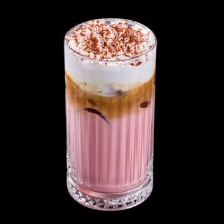 Strawberry Tiramisu Iced Latte