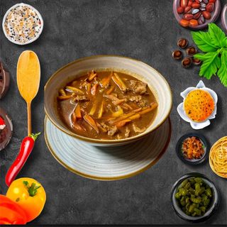 Supa de porc acra-iute