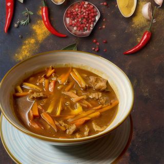 Supă de vită acră-iute