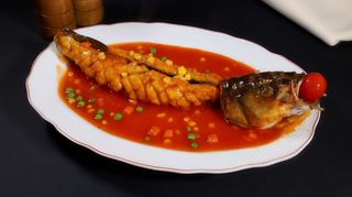 Pește veveriță dulce-acrișor