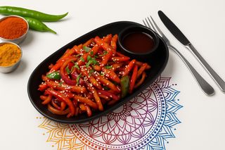 Cartofi cu Miere si Ardei / Honey Chilli Potatoes