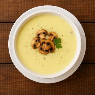 Supa crema de ciuperci