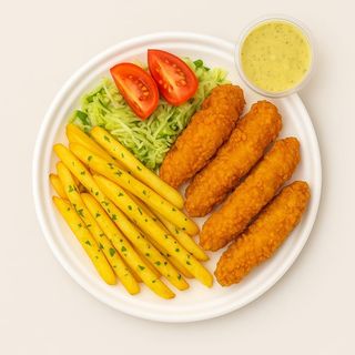 Crispy cu cartofi prajiti 450g