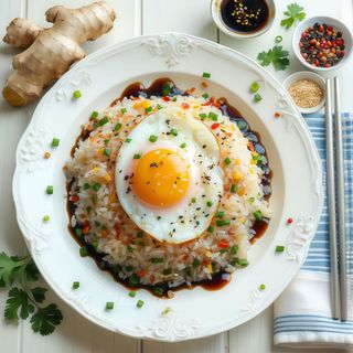 Orez prăjit cu avocado 