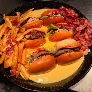 PLATOU HEAVEN BURGER (3 PERSOANE) | 1300GR / 3563KCAL