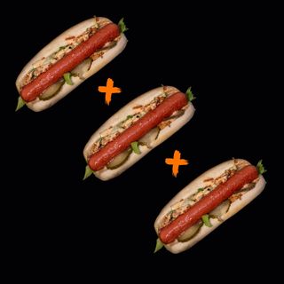 Combo 3 Hot Dogs
