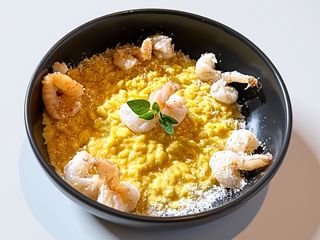 Risotto Milanesse cu Creveți