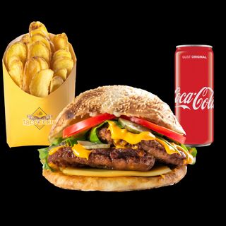 Meniu sandwich cheeseburger de pui