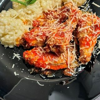 RIZOTO CU ARIPIOARE DE PUI