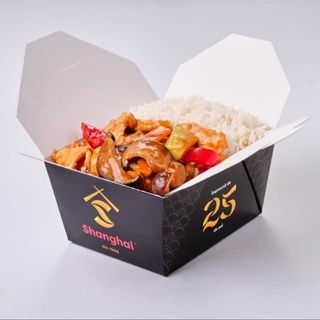 Pui cu Legume, Bambus si Ciuperci Shiitake