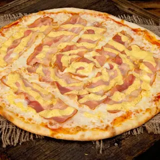 Pizza medie Carbonara