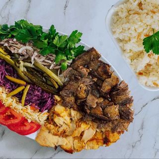 Farfurie amestec cu orez mica