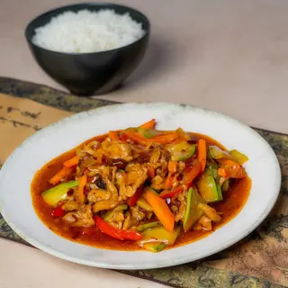 Pulpă de pui Sichuan